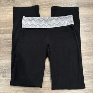 Pink by Victorias Secrer Black yoga pants